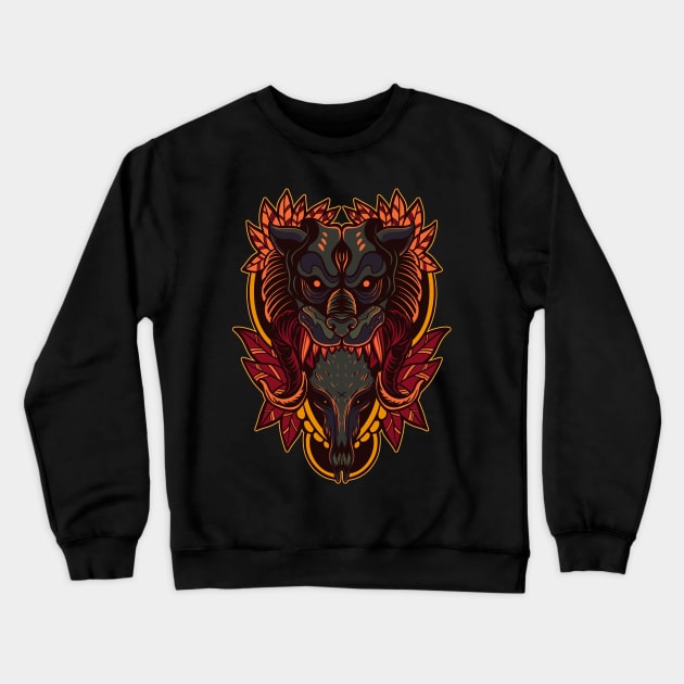 the sixty-fifth illustration Crewneck Sweatshirt by Behold Design Supply